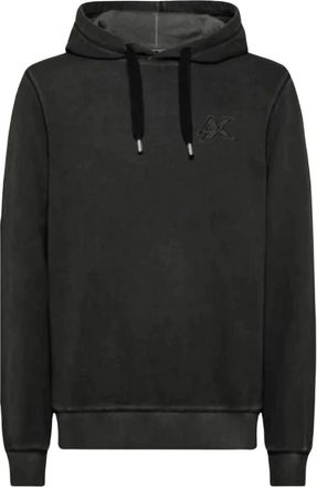 Sun 68 Hoodies & sweatvesten, Heren, Zwart, S, Katoen, Vintage Effect Hoodie