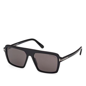 Tom Ford Sunglasses, unisex, Black, Size: 56 MM Ft1176