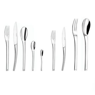 Bloomingdale's Cuberter&iacute;a de 86 piezas en estuche de madera Acero inoxidable Acero