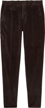 Slowear Incotex Slim-leg Corduroy Trousers - Dark Brown - 38 (W38 / Xxl)