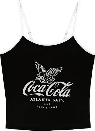 Coca Cola Ware Juniors Coca Cola Always Since 1886 Tank Top in Black at Nordstrom, Size X-Large
