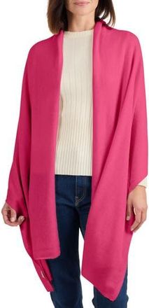 Amicale Cashmere Cashmere Travel Wrap Scarf in Dark Pink at Nordstrom Rack