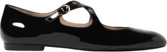Stuart Weitzman Ballerinas, female, Black, Size: 9 1/2 US Patent Leather Ballet Flats