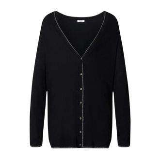 Liu Jo Wf6083Ms49I Cardigan - Dames - Truien - Zwart - Maat: XL Viscose