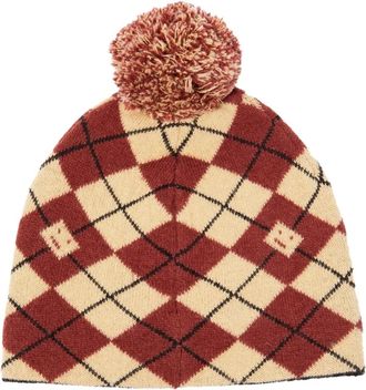 Acne Studios Caps & Mützen - Argyle Face Wool Blend Beanie - Gr. ONE SIZE - in Bunt - für Damen