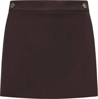 Sportmax Dames, Rokken, Bruin, Maat: 2XS