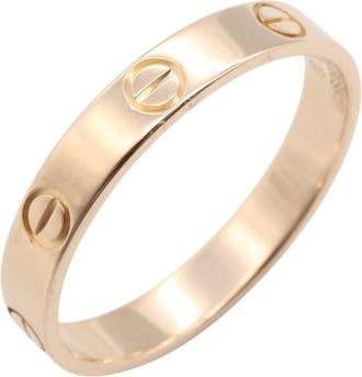 Cartier Gold Pink Gold (18K) Band Ring (Pre-Owned)