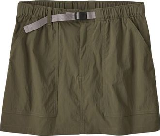 Patagonia Outdoor Everyday Skort Skort f&uuml;r Damen | oliv/braun