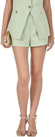 endless rose High Waist Shorts in Pistachio/White at Nordstrom, Size X-Small