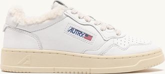 Autry MEDALIST LOW SUPER SOFT SNEAKERS IN WHITE LEATHER