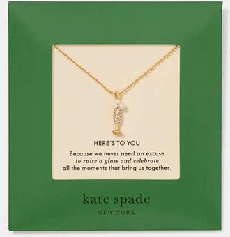 Kate Spade New York Gifting Heres To You Pendant
