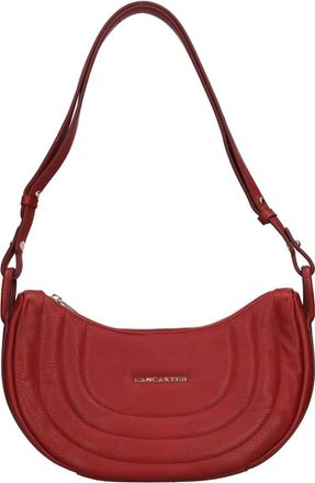 Lancaster Soft Matelass&eacute; Hobo Tas - Dames - Schoudertassen - Rood - ONE Size - Leer - Tassen