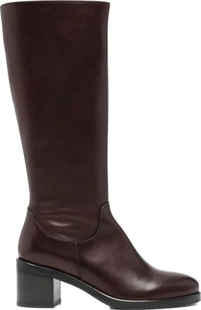 Paola Parisi Roma Stivali in pelle 65mm - Marrone