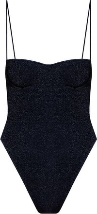Oséree Costume intero lamé - Blu