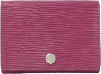 Louis Vuitton Pre-owned Wallets, female, Pink, Size: ONE SIZE Pre-owned Vintage Card Case