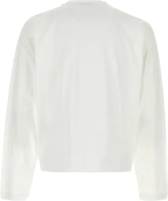 Versace Logo-Embroidered Cotton T-Shirt - White