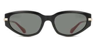 Burberry BE4493D Asian Fit 300187 Womens Sunglasses Black Size 56