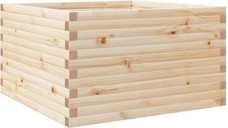 vidaXL Jardinera De Madera Maciza De Pino 80x80x46 Cm Vidaxl
