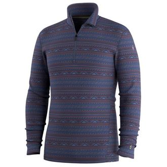 Smartwool Classic Thermal Merino Base Layer 1/4 Zip Boxed Merinounterw&auml;sche f&uuml;r Herren | blau
