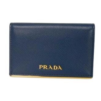 Prada Pre-owned Wallets, unisex, Blue, Size: ONE SIZE Pre-owned Card Case