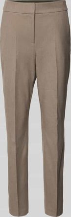 s.Oliver Black Label Regular Fit Cigarette-Pants mit Viskose-Anteil in Taupe, Gr&ouml;&szlig;e 36