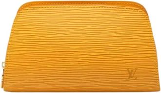 Louis Vuitton Pre-owned Clutches, female, Yellow, Size: ONE SIZE Pre-owned Vintage Clutch