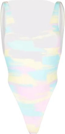 Reina Olga Funky Tie-Dye Badpak - Dames - Badpakken - Veelkleurig - M - Nylon - Badmode
