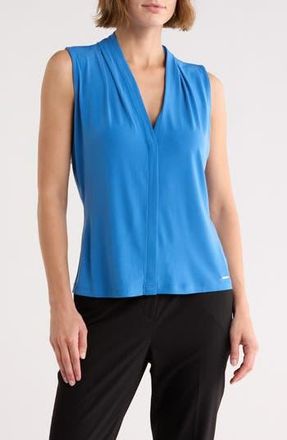 Calvin Klein V-Neck Tank in Star Sapphire at Nordstrom Rack, Size X-Small
