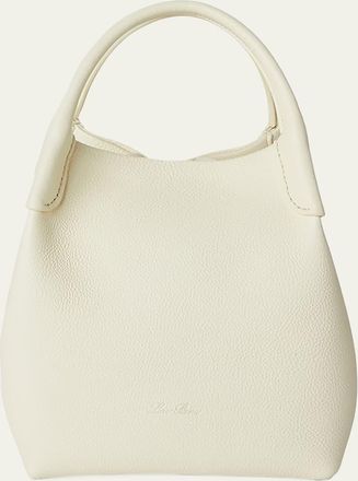 Loro Piana Bale Small Leather Top-Handle Bag