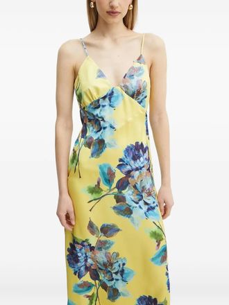 Bardot Wintour jurk met bloemenprint - Geel