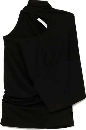 CHRISTOPHER ESBER Distort cutaway T-shirt - Black