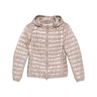 Herno Down Jackets, female, Pink, Size: XL Ultralight Quilted Down Jacket