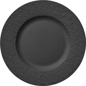 Villeroy & Boch Manufacture Rock Dinner Plate in Black at Nordstrom