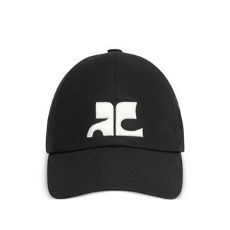 Courr&egrave;ges AC Logo-embroidered Cap