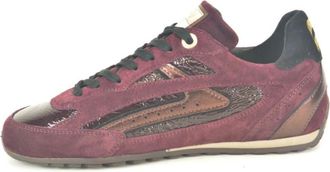 Floris Van Bommel Schoenen, Dames, Veelkleurig, 40 EU, Bordo +Lace Fijn Sneaker N