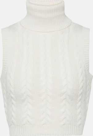 Max Mara Oscuro wool and cashmere turtleneck top
