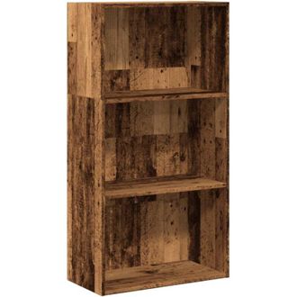 vidaXL Bookcase Old Wood 60x30x114 cm Engineered Wood Vidaxl