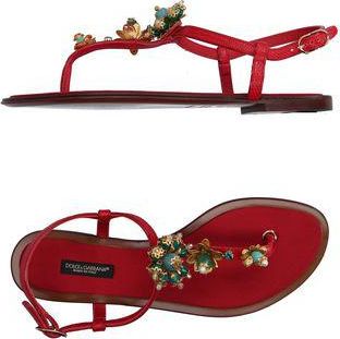Dolce & Gabbana FOOTWEAR - Thong sandals sur YOOX.COM
