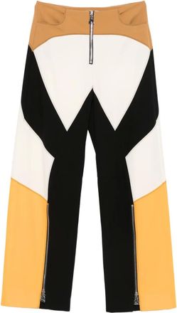 Patrizia Pepe zip-up straight-leg trousers - White