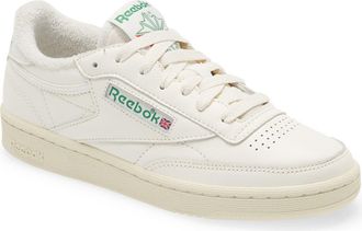 Reebok Club C 85 Sneaker in Chalk/alabas/glegrn at Nordstrom, Size 5.5