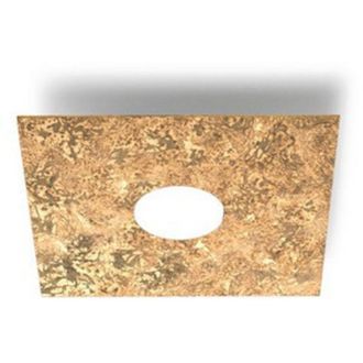 Kolarz Kolarz - Square - L&aacute;mpara De Techo Montada En Superficie Met&aacute;lica Lifestyle - Acabado Dorado Vintage, 1x Gx53