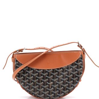 Goyard Hirondelle Shoulder Bag Coated Canvas and Leather
