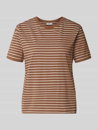 Jake*s Casual Regular Fit T-Shirt aus reiner Baumwolle in Schoko, Gr&ouml;&szlig;e XXL