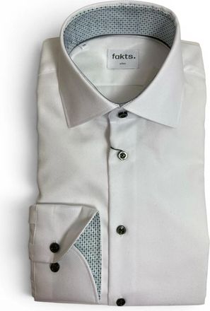 Fakts Hombre, Camisas, Blanco, Talla: S