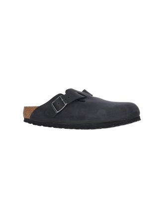 Birkenstock Unisex Sandals Black Oiled Leather