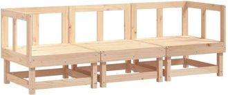 vidaXL Juego De Muebles De Jard&iacute;n 3 Piezas Madera Maciza De Pino Vidaxl
