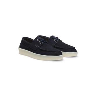 BOSS Suede loafers with slightly translucent sole