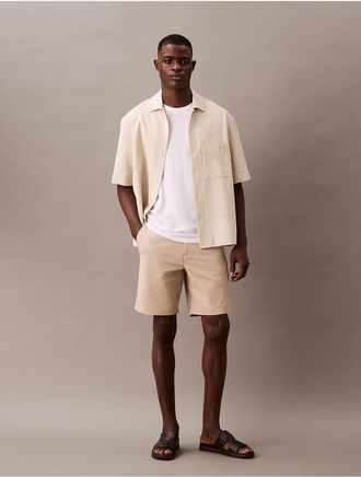 Calvin Klein Mens 9 Stretch Tech Short - Brown - 35