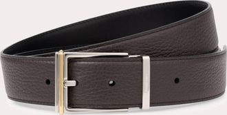 Ferragamo Men Reversible and adjustable belt Brown