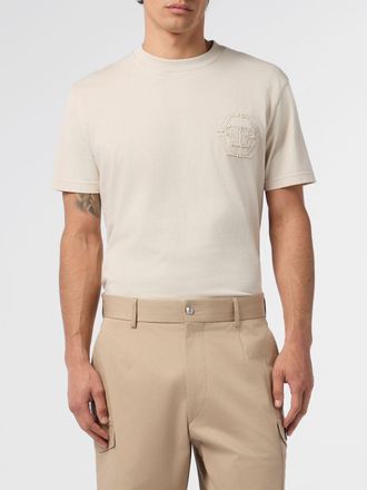 Philipp Plein T-shirt basic in cotone con monogram